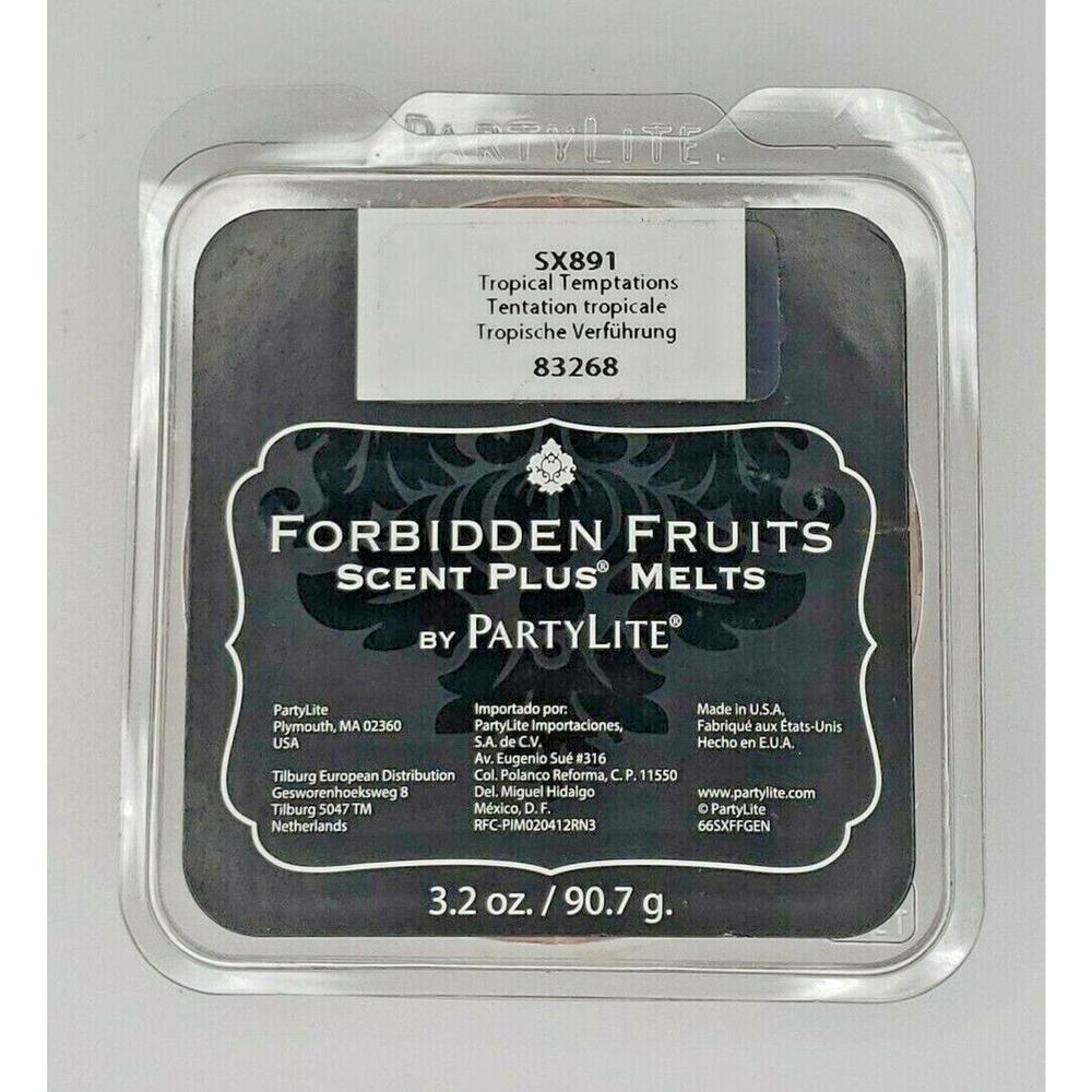 PartyLite Forbidden Fruits Melts 9pc Tropical Temptations P7E/SX891/Bin 9